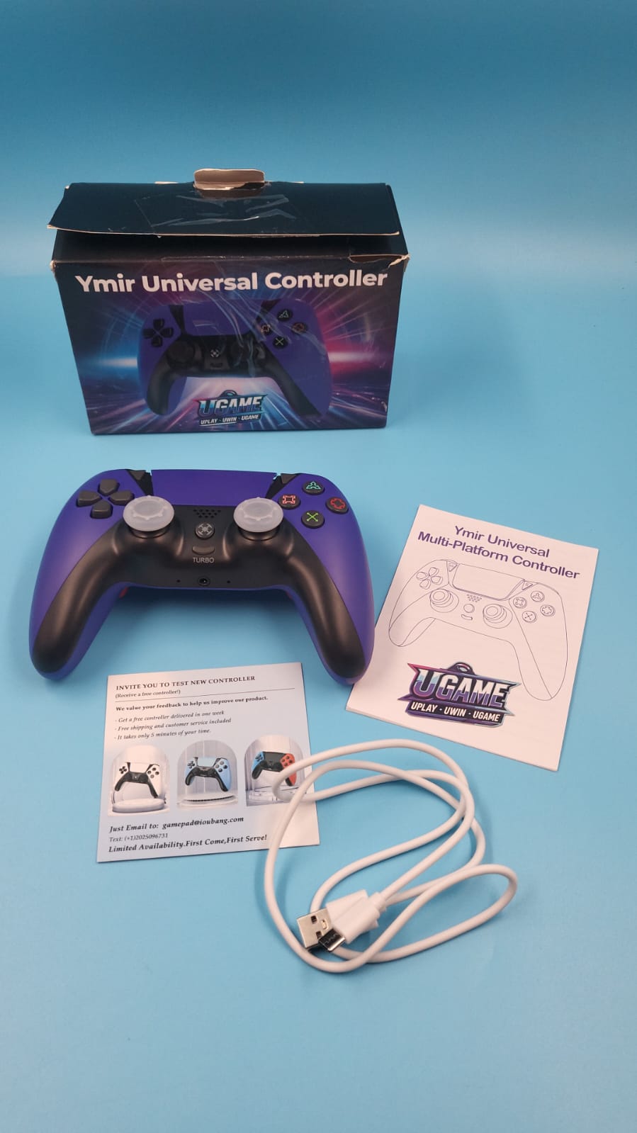 Controlador inalámbrico Ymir para Fire TV con 2 botones de mapa/Macro Turbo. usado