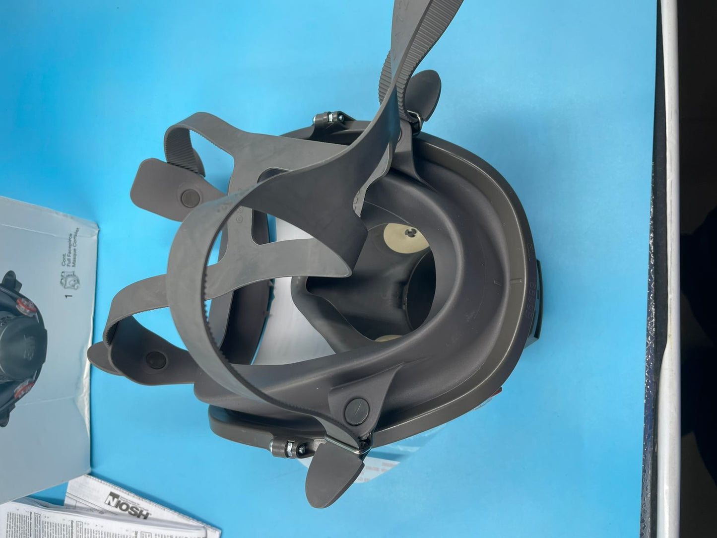 Máscara de respirador reutilizable protección profesional pintura mediano 6800.