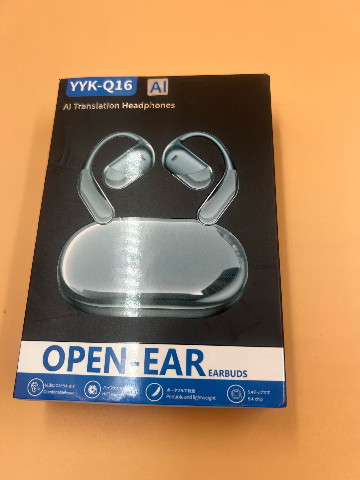 Auriculares YYK-Q16 AI conducción ósea Bluetooth