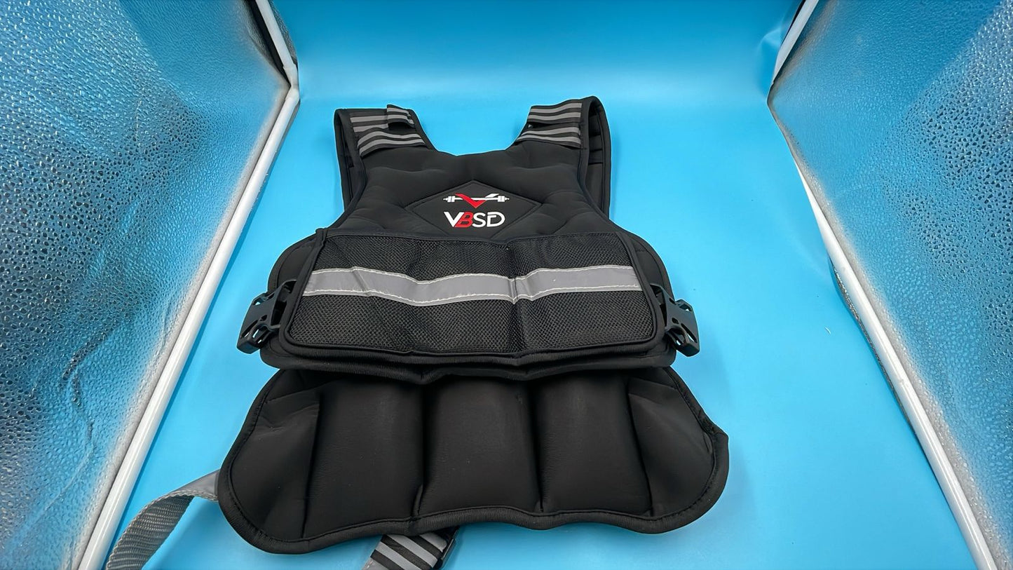 Chaleco lastrado ajustable VBSD para hombres y mujeres.(19LB)