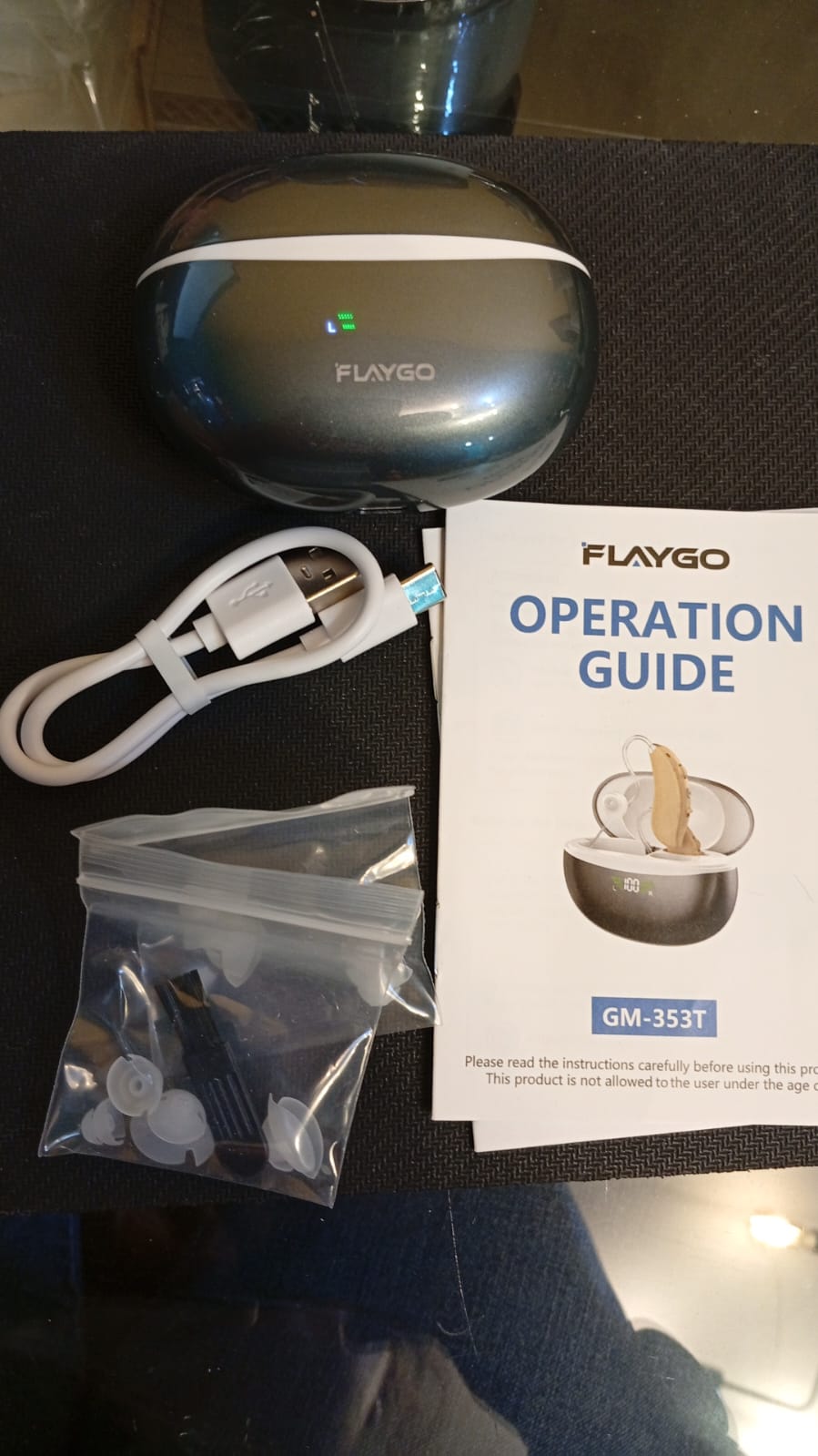 Auxiliares auditivos FLAYGO, cancelación inteligente de ruido.