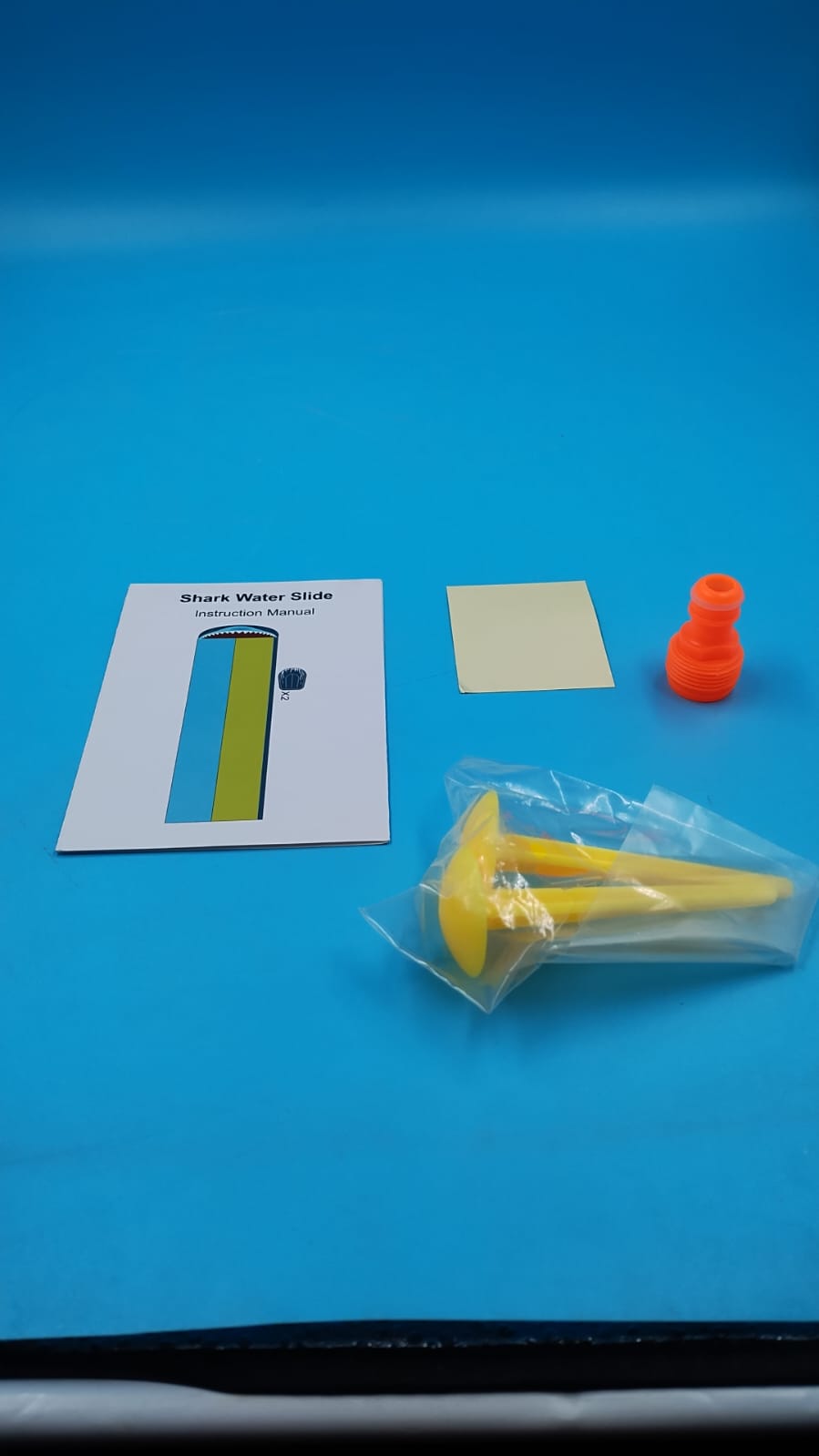 Tobogán acuático inflable de 16 ft con 2 carriles y tablas de cuerpo.