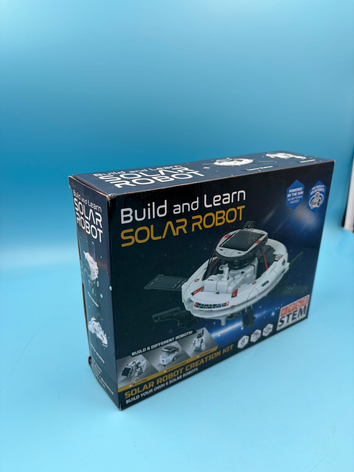 Kit de construcción de robot solar 6 en 1 para niños (USADO)