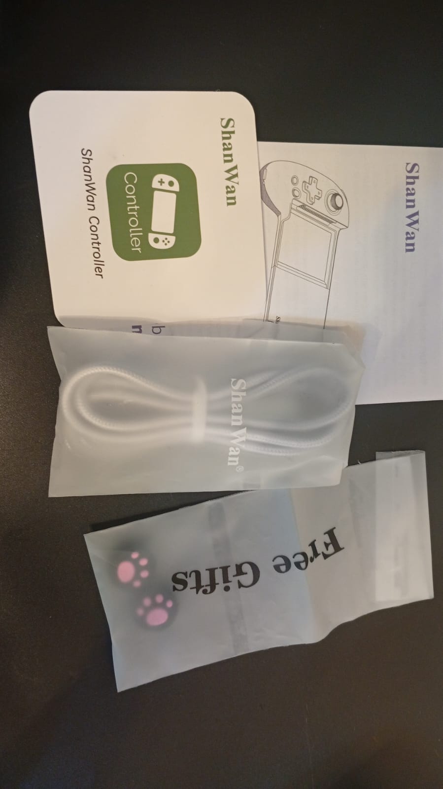 Mando de juegos móvil ShanWan, para iOS y Android, inalámbrico BT.