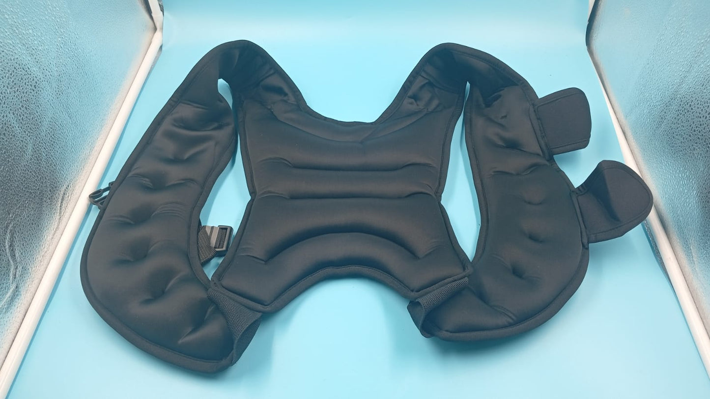 Chaleco con Peso, para ejercicio, 12LB, con Tiras Reflectantes.