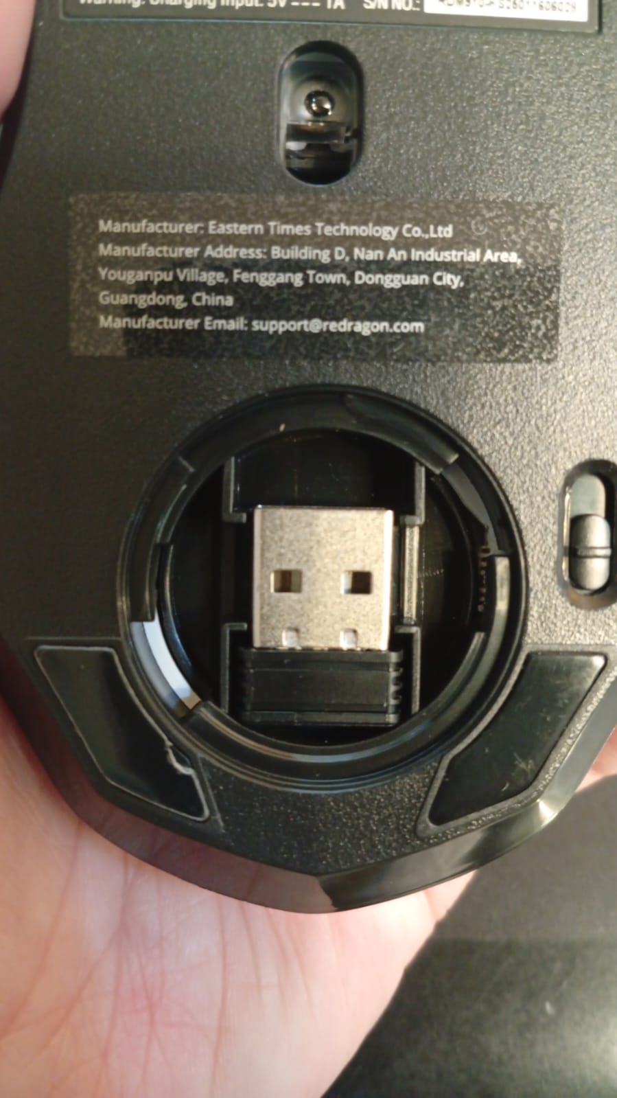 Mouse inalámbrico para juegos, con 8000 DPI, Redragon, RGB.