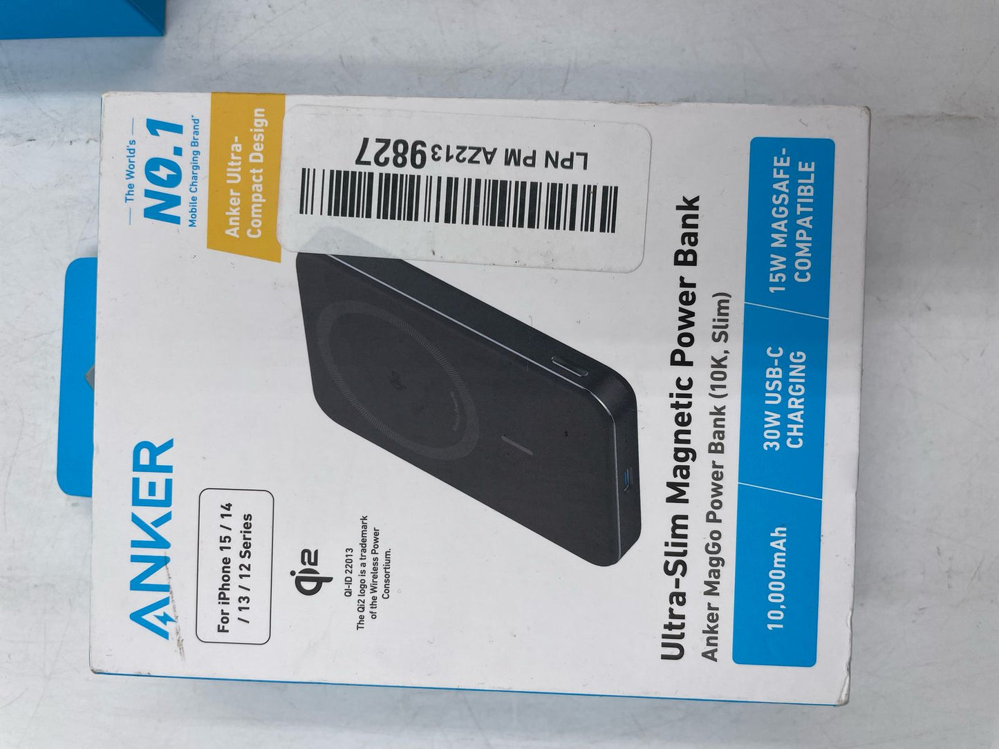 ANKER MAG GO. Bateria recargable portatil. USADA.