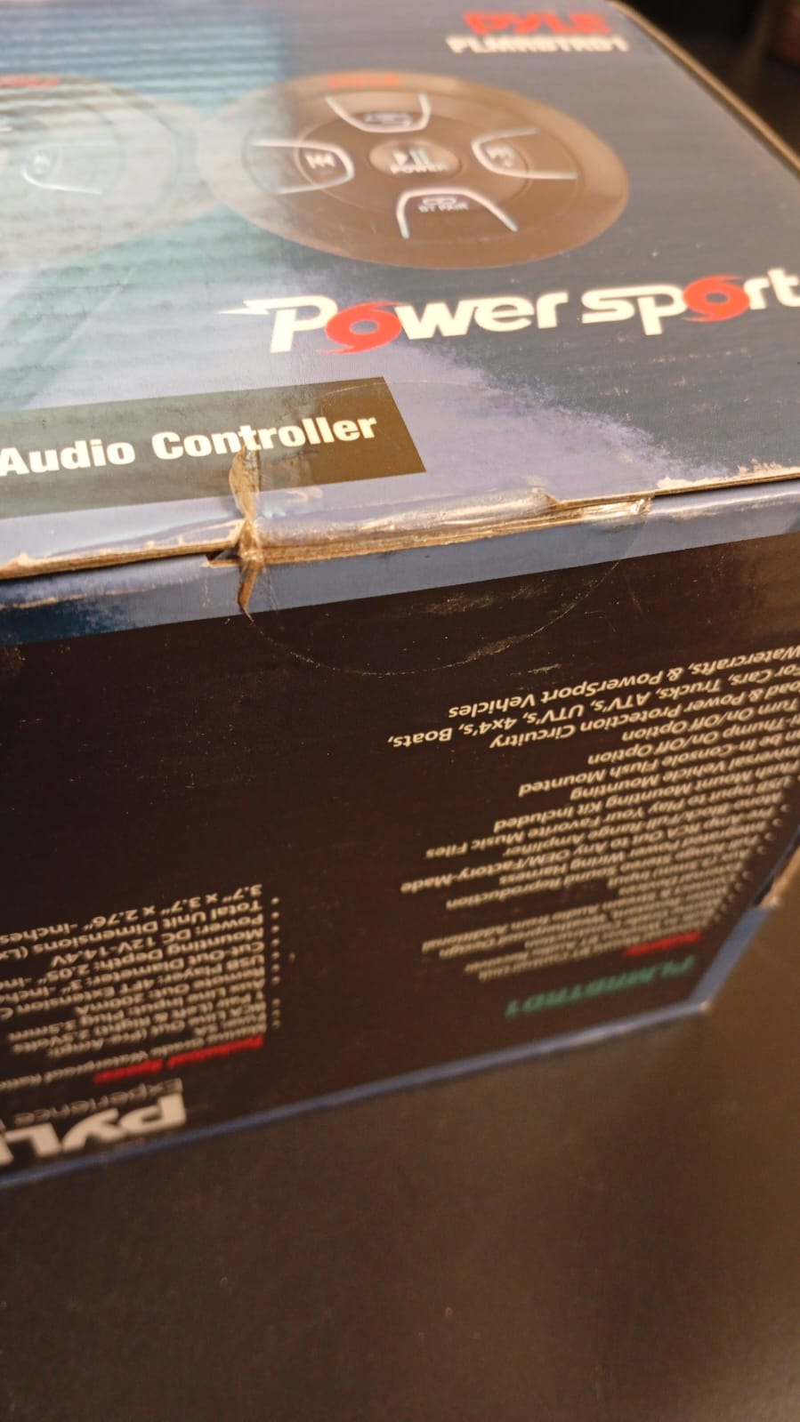 Controlador de audio Bluetooth inalámbrico, USB, AUX, Pyle.