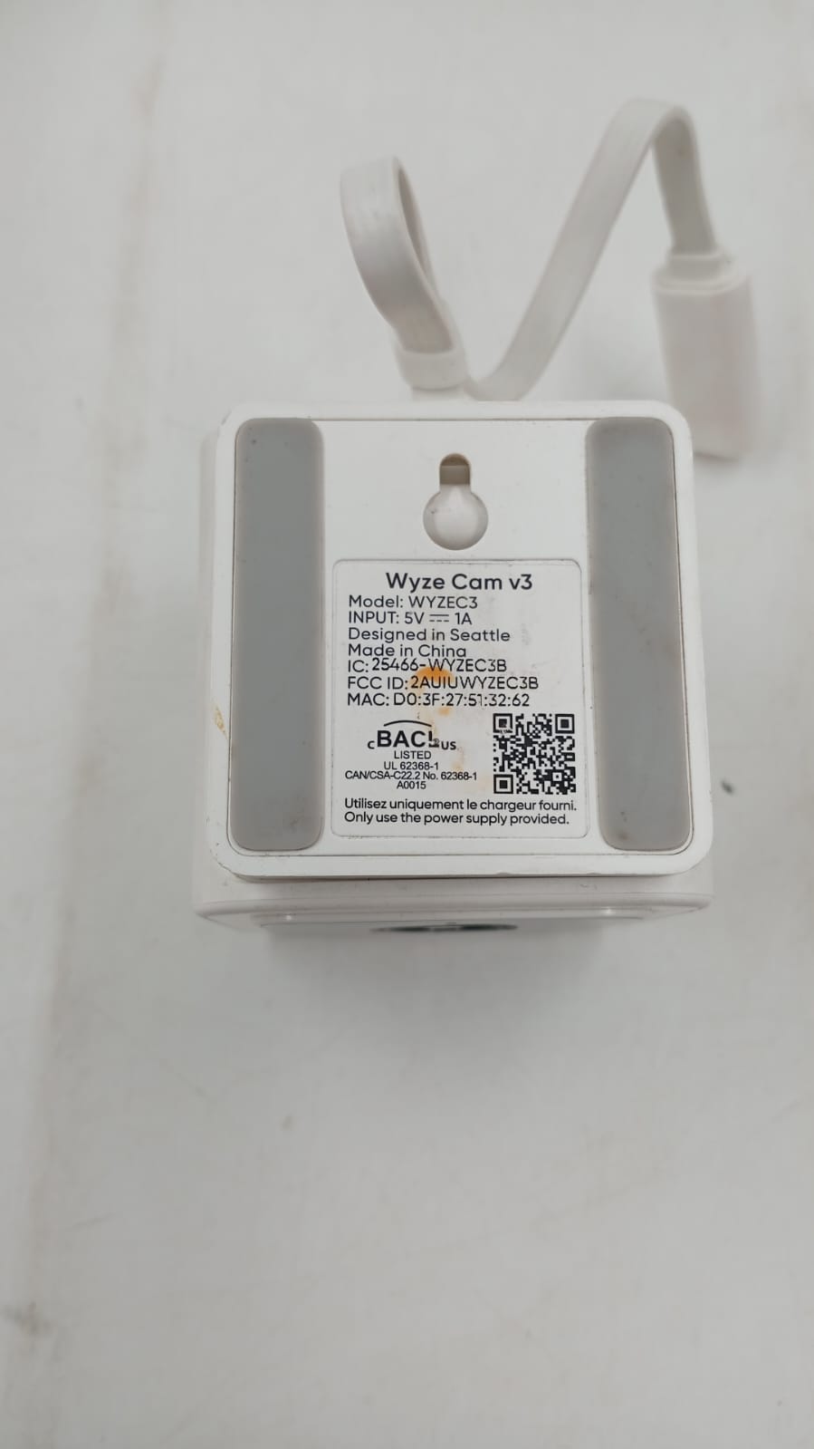 WYZE CAM Pan v3 Cámara de Seguridad Exterior.(USADA)