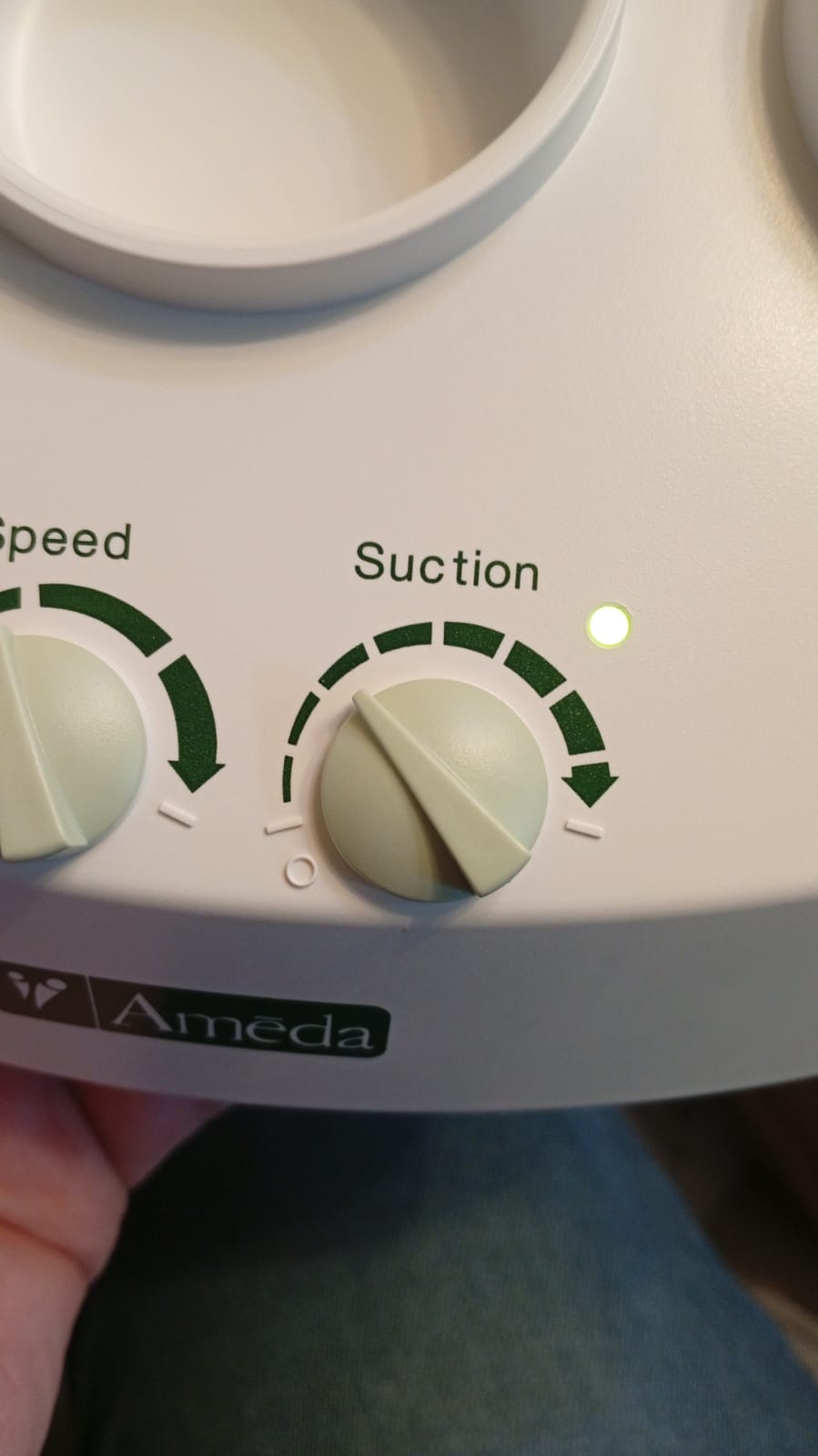 Extractor de leche, eléctrico doble, Ameda Purely Yours Express.