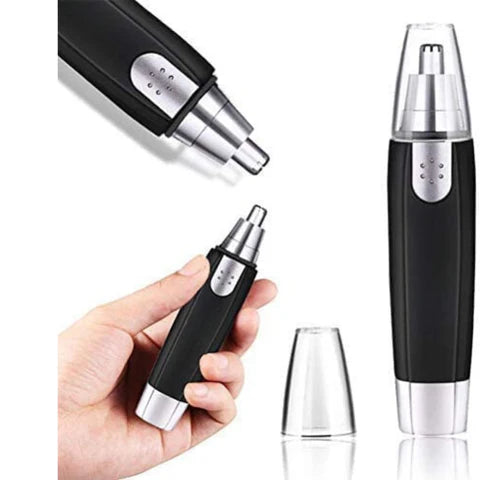 Recortador de vello eléctrico 3 en 1 para nariz, orejas y cejas para hombres