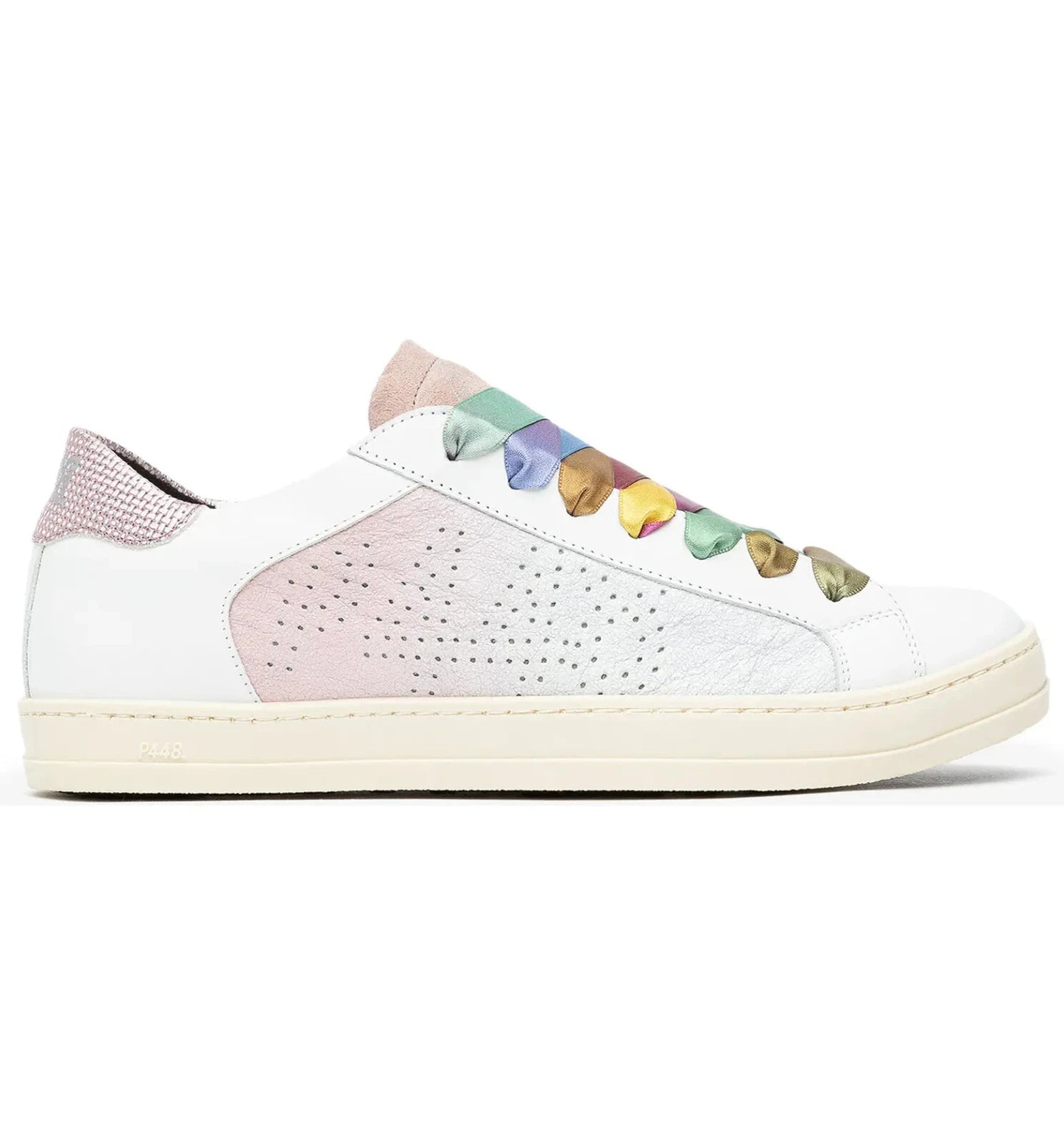 Tennis P4448, John White/Pink PRISMA, Talla 41 (EUR)