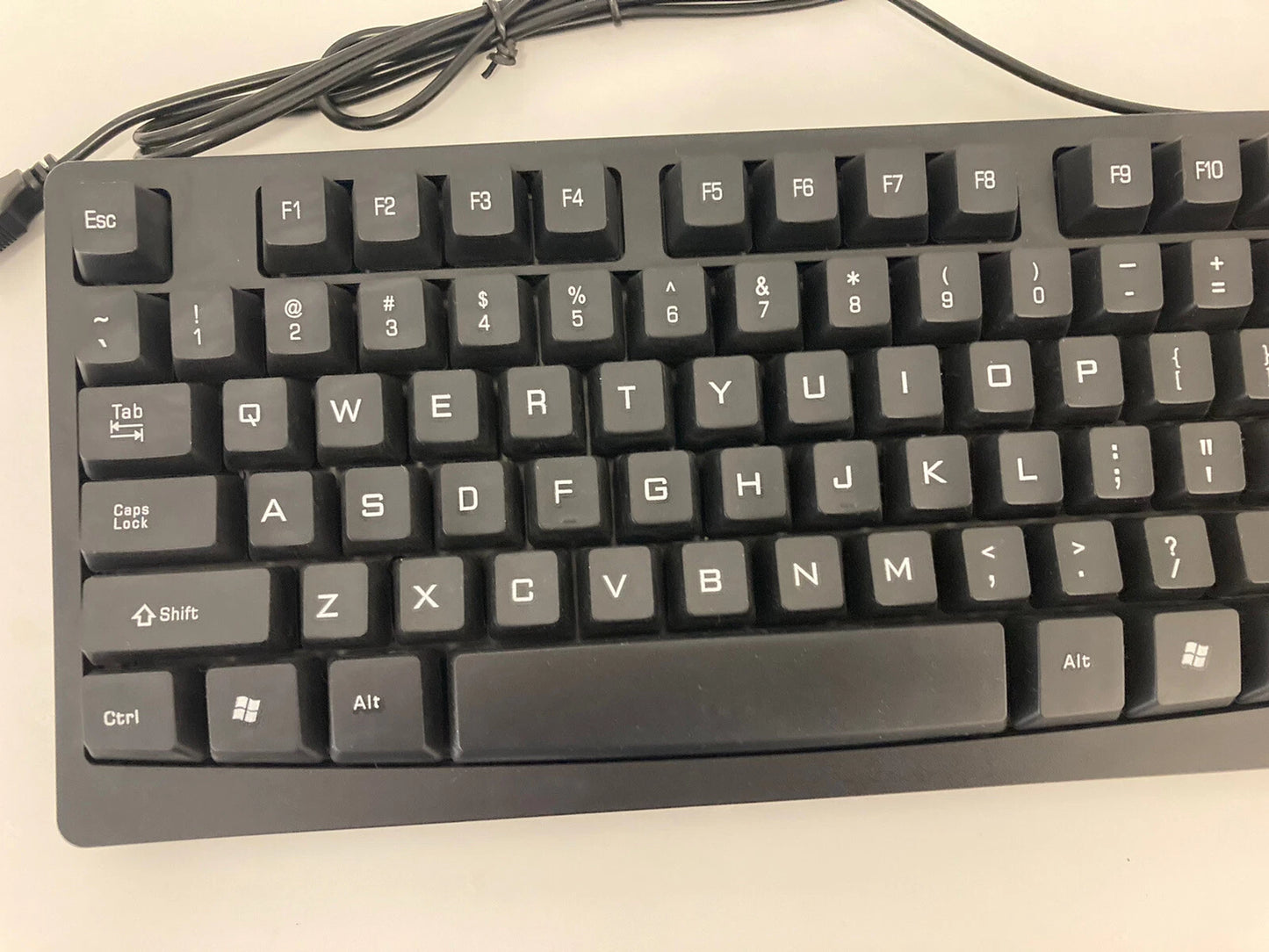 Teclado con cable USB QQfamily QT500- WIRED KEYBOARD.
