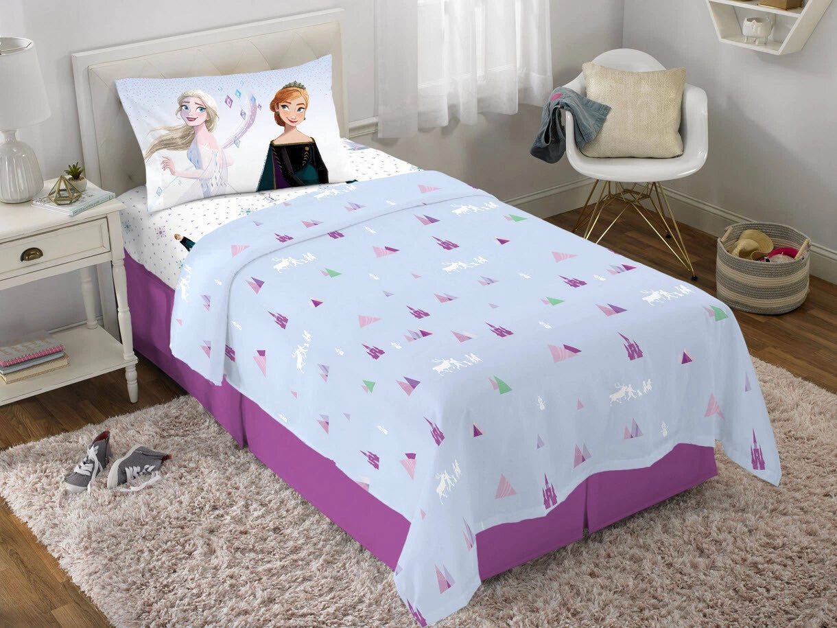 Juego de sábanas individuales, Elsa y Ana, Super Suaves.