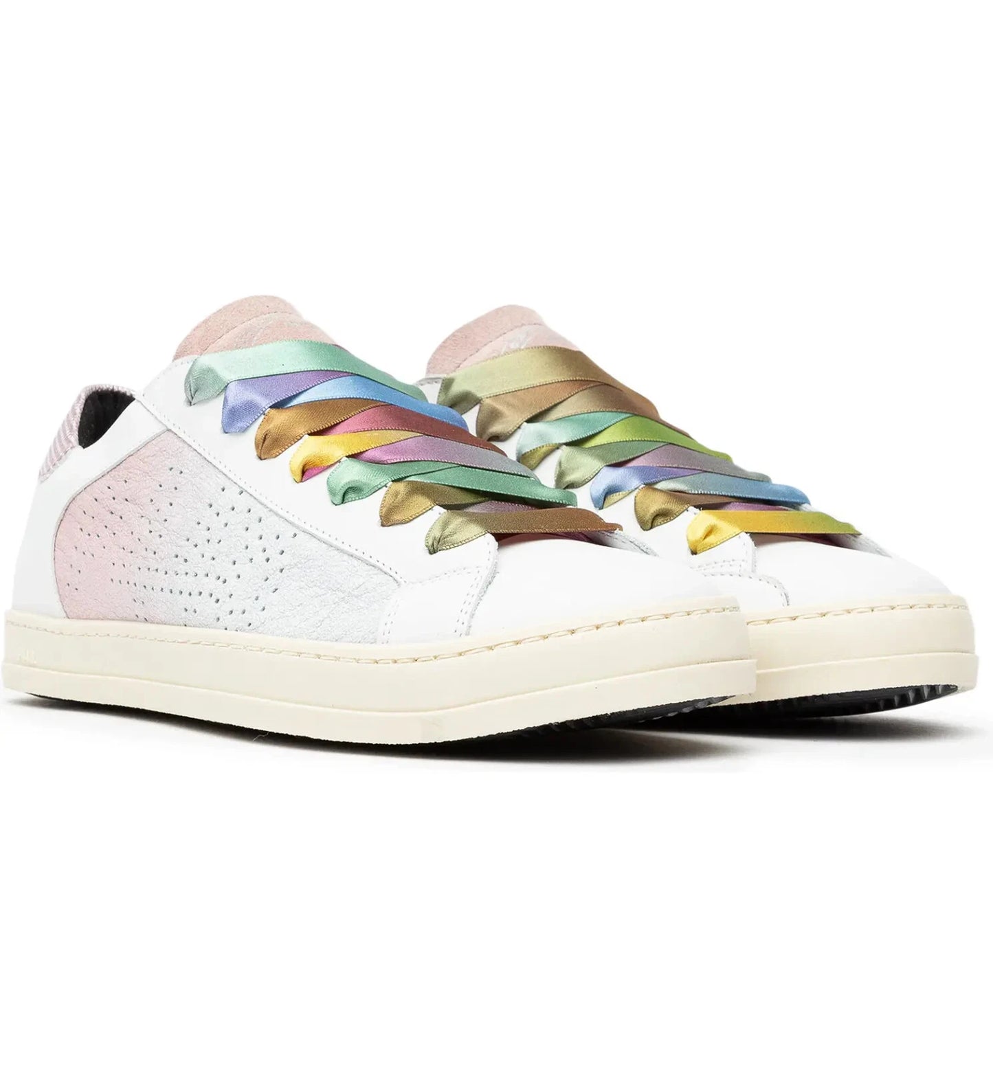 Tennis P4448, John White/Pink PRISMA, Talla 41 (EUR)