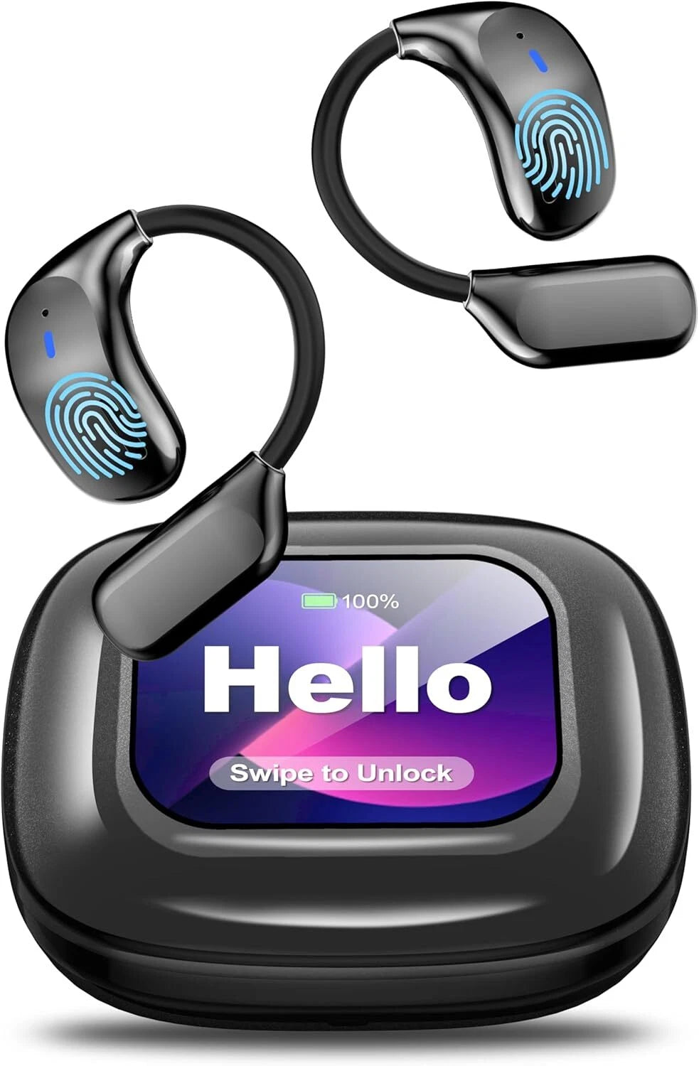 Auriculares traductores OWS LX-80 AI, negros.