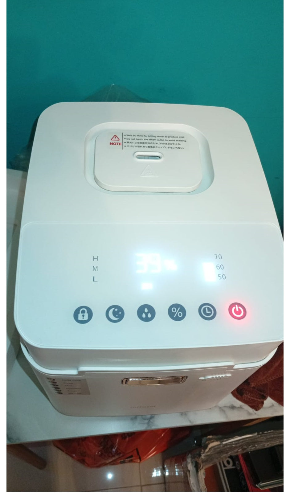 Humidificador, vapor caliente, acero inoxidable, MIFASOL (USADO).