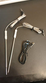 Termómetro para carne IP-61, con 2 sondas, recargable, iprobe.