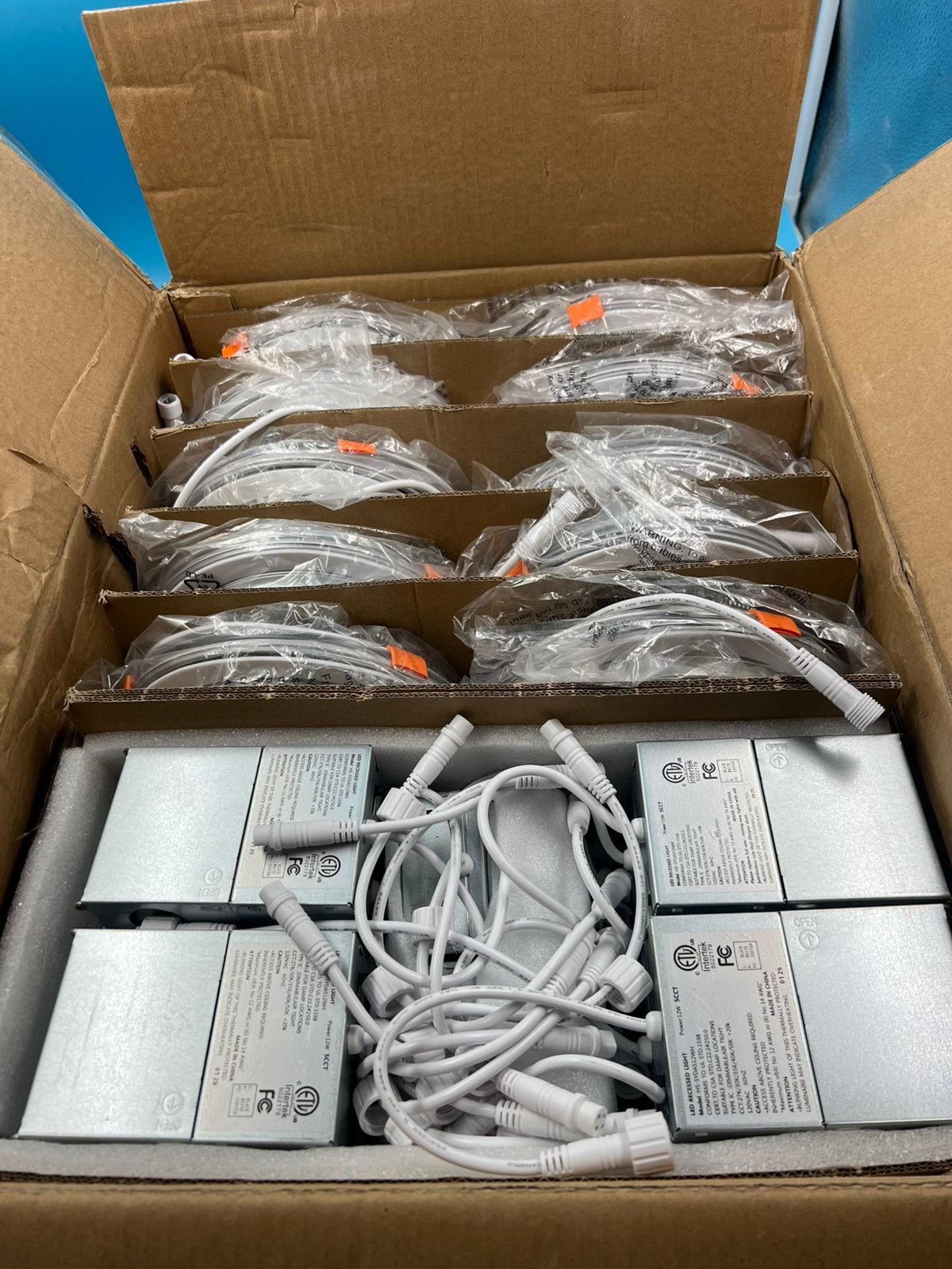 Amico Paquete 20 luces LED empotrables ultrafinas 6"5CCT 1