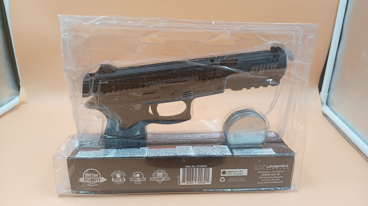 Umarex, Pistola de aire comprimido, perdigones .177,(USADO).