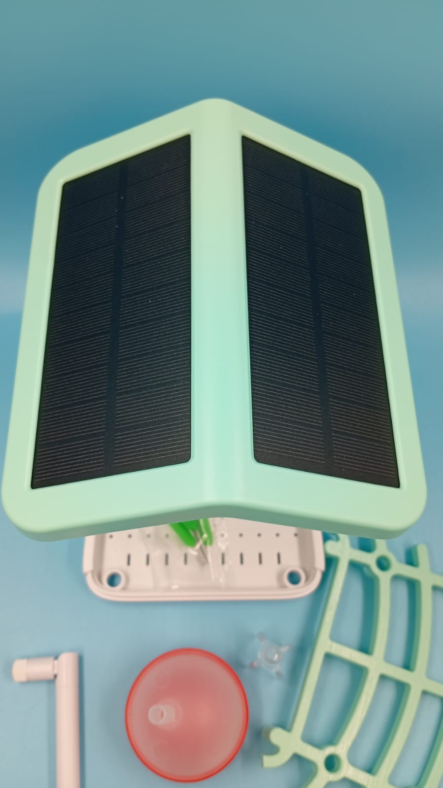 Alimentador de pájaros con cámara, Solar, AI, detección de movimiento.