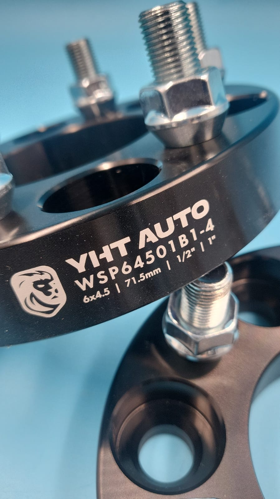 Espaciadores de rueda de 6 x 4.5",  1" ancho, 71.5mm centro.