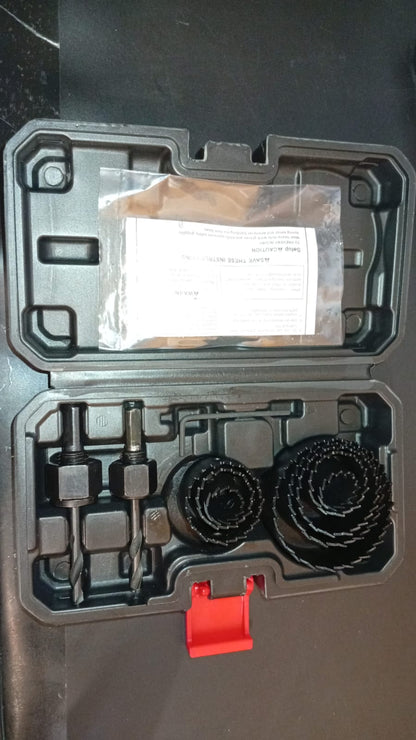 Kit de brocas sierra de agujero, KATA, madera-PVC y yeso (DETALLE)