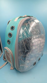 Mochila Transportadora Para Gatos, Lollimeow, Expandible USADO