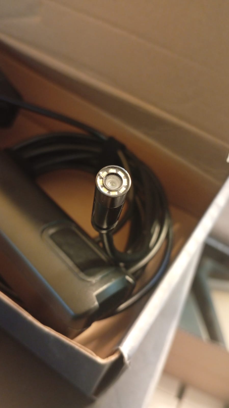 Cámara de boroscopio, impermeable IP67, pantalla LCD de 4.3".