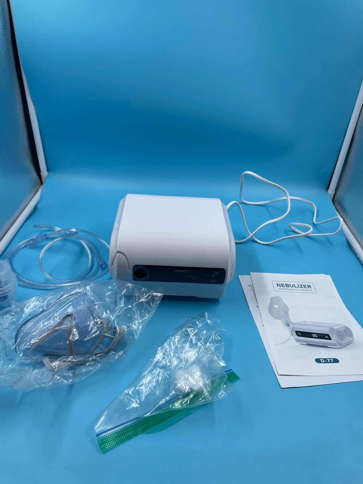 Nebulizador de visualización digital inteligente uux para adultos y niños.