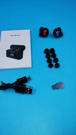 Auriculares intra-aurales inalámbricos con Bluetooth, T12.