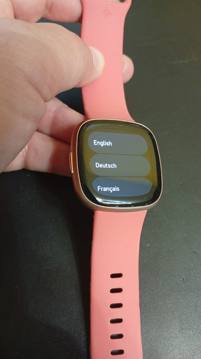 Smartwatch de Fitness, Fitbit Versa 4, con GPS integrado (CAJA BIERTA)