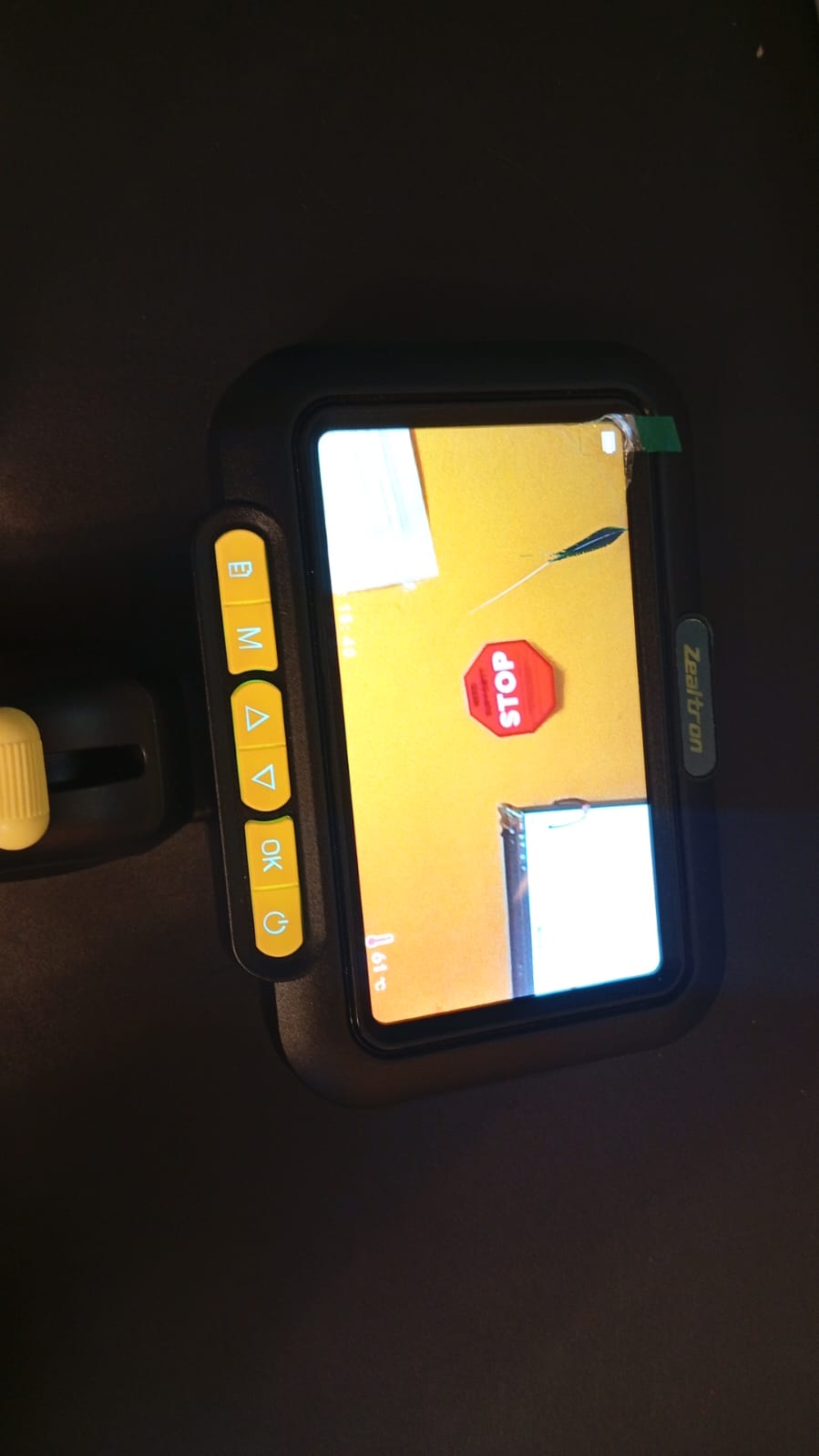 Boroscopio articulado bidireccional con luz, pantalla IPS, 5