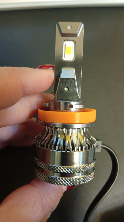 Bombillas LED para faros delanteros, H8, H9, H11, 6500K.