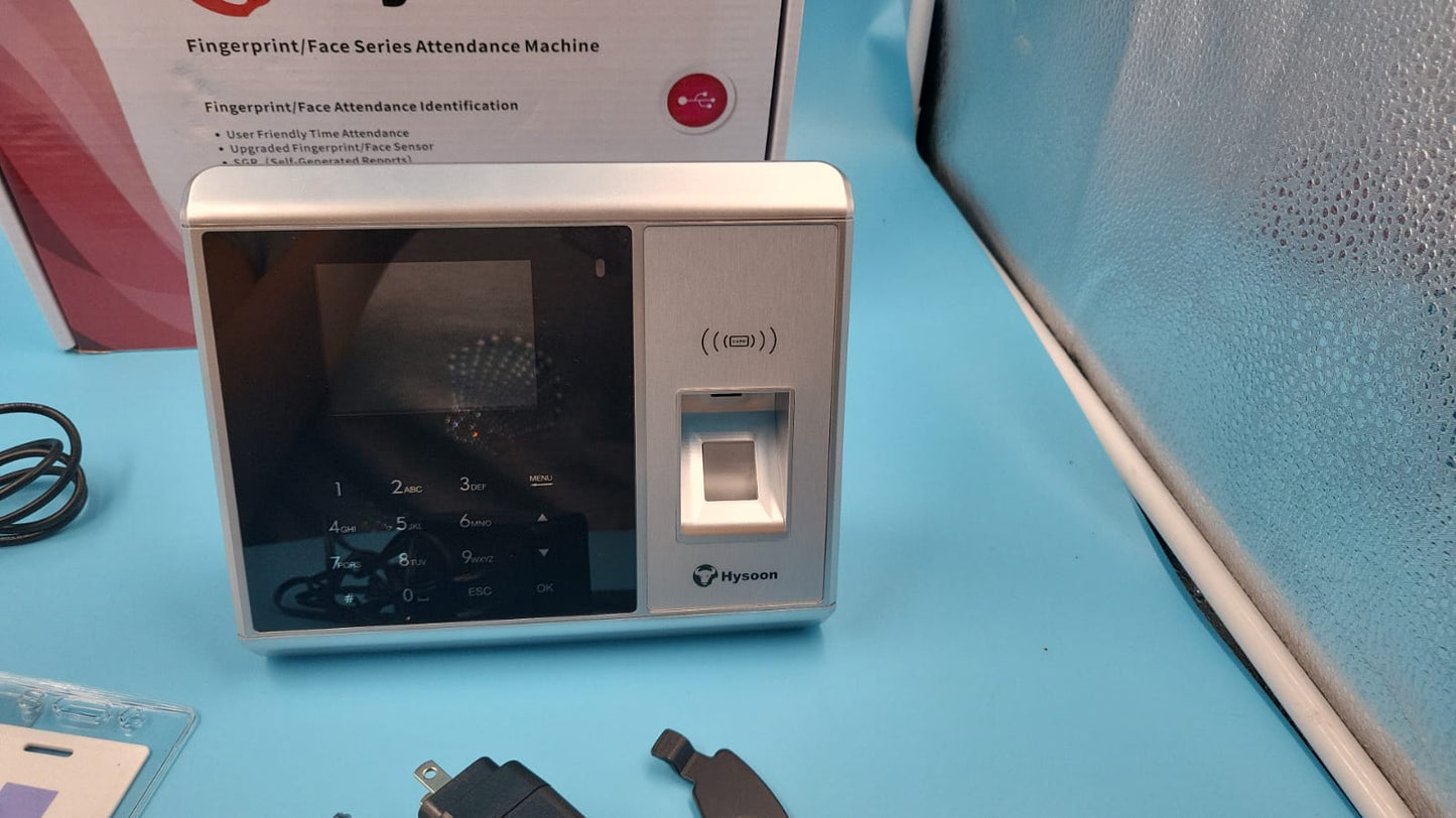 Reloj de control de tiempo, biométricos de huellas dactilares Hysoon USADO