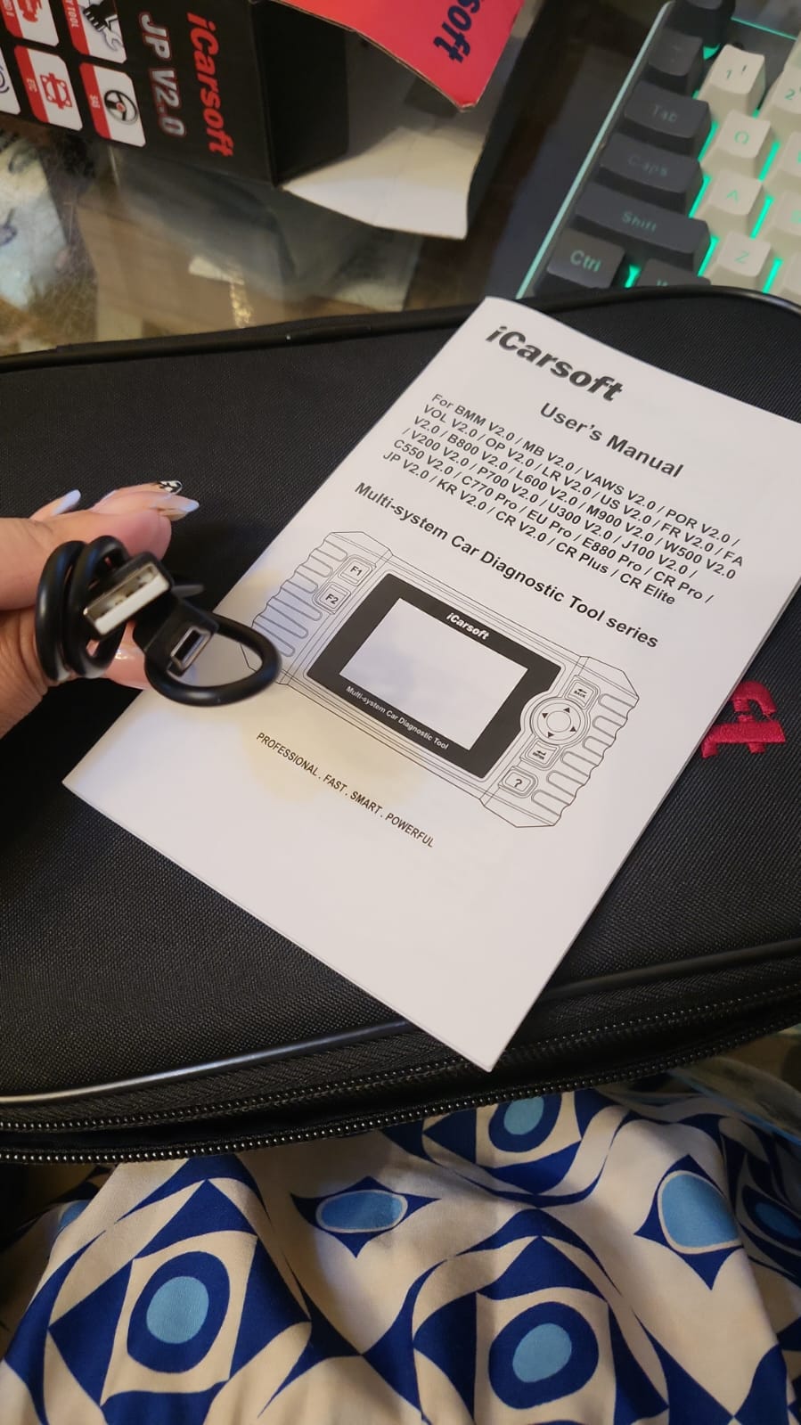 iCarsoft Herramienta de diagnóstico JP V2.0 para vehículos japoneses