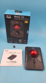 Mouse Inalámbrico Ergonómico Trackball Adesso iMouse T50