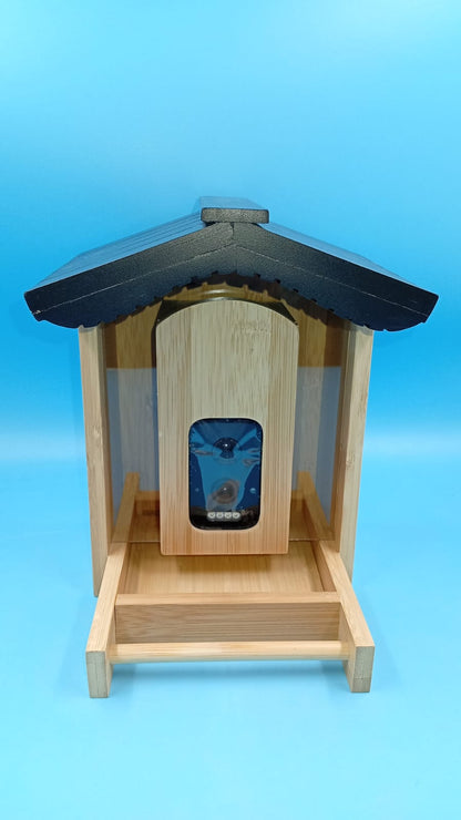 Comedero inteligente para pájaros, Panel solar Wi-Fi 2.4.