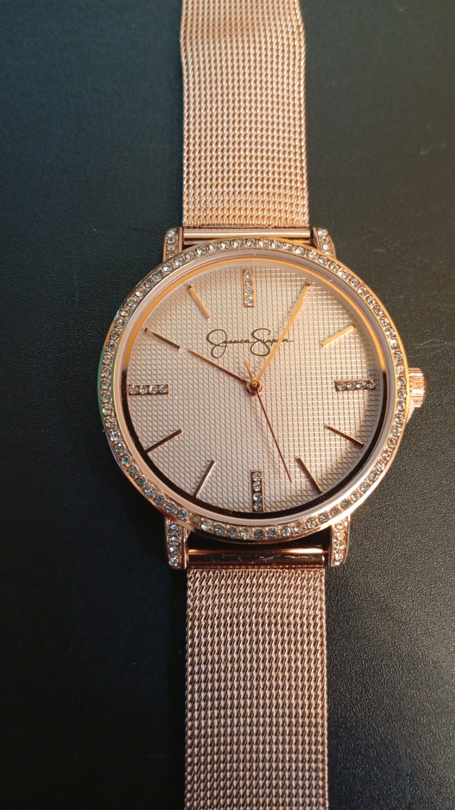 Reloj de pulsera analógico de cuarzo para mujer, (DETALLE).