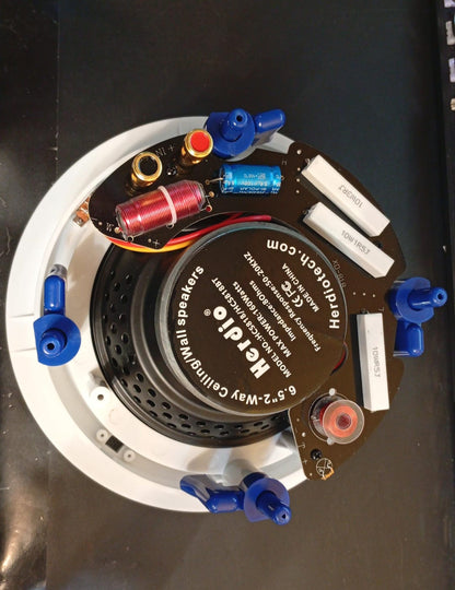 Altavoces empotrables para techo o pared, Herdio HSC-818, de 6.5".