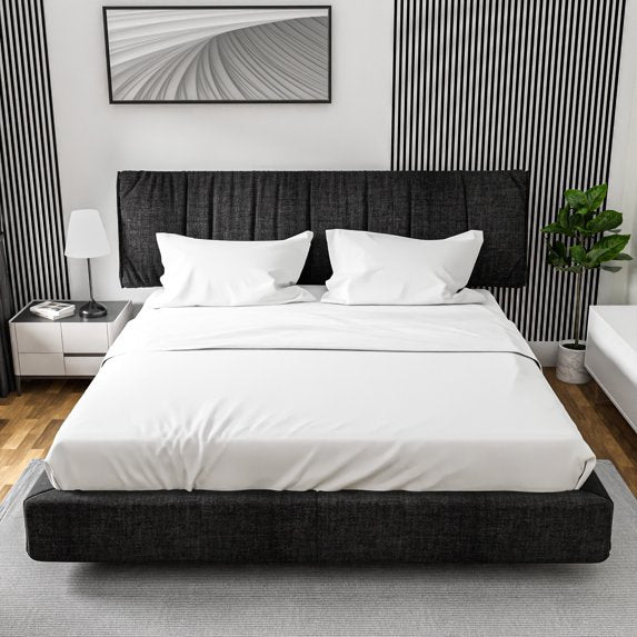 Juego de sábanas Salt Earth Queen de 4 piezas, 100 % algodón.