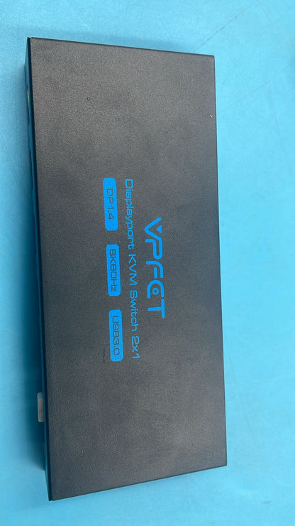 Switch KVM DisplayPort 8K DP para 2 ordenadores.