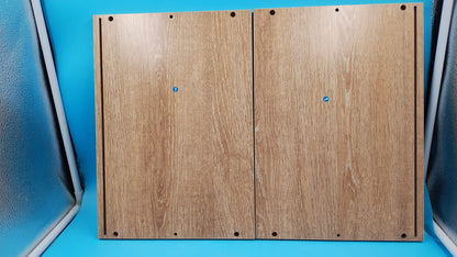 Organizador de escritorio Fitueyes, madera de roble con 4 Niveles