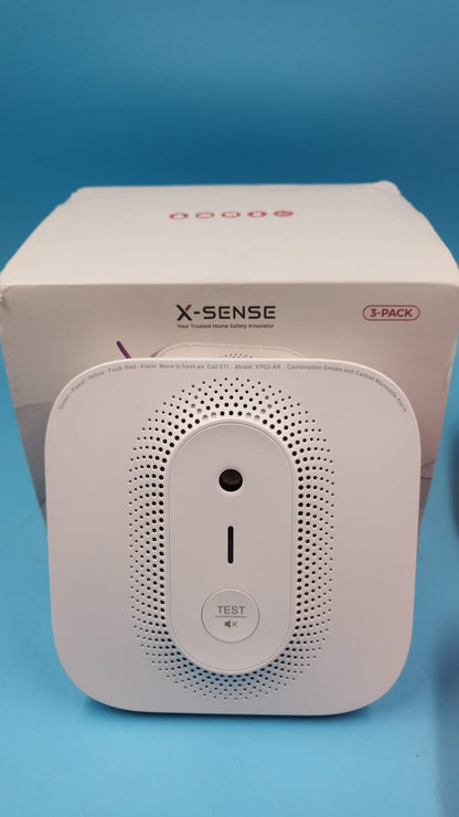 Detector de humo y CO cableado de CA XP02-AR 3 PACK