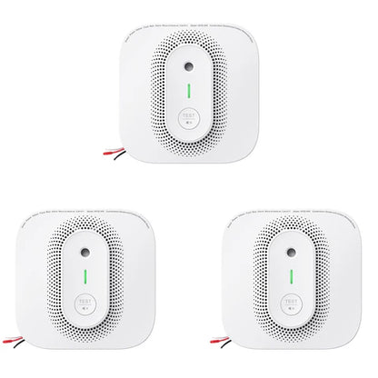 Detector de humo y CO cableado de CA XP02-AR 3 PACK