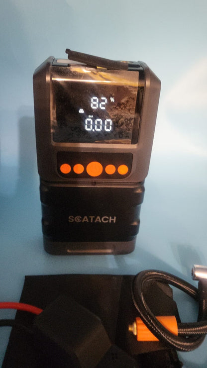 Arrancador Auto 6000A Compresor 150PSI 12V LED