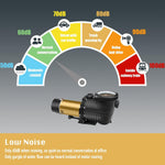 Pureby - Bomba De Piscina De 1.5 Hp, 115V, 42FT, autocebante.