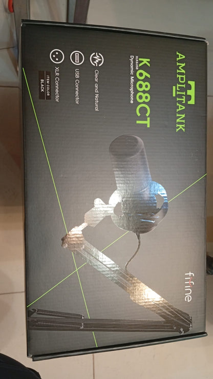 Kit de micrófono de podcast Fifine K688CT, con brazo articulado