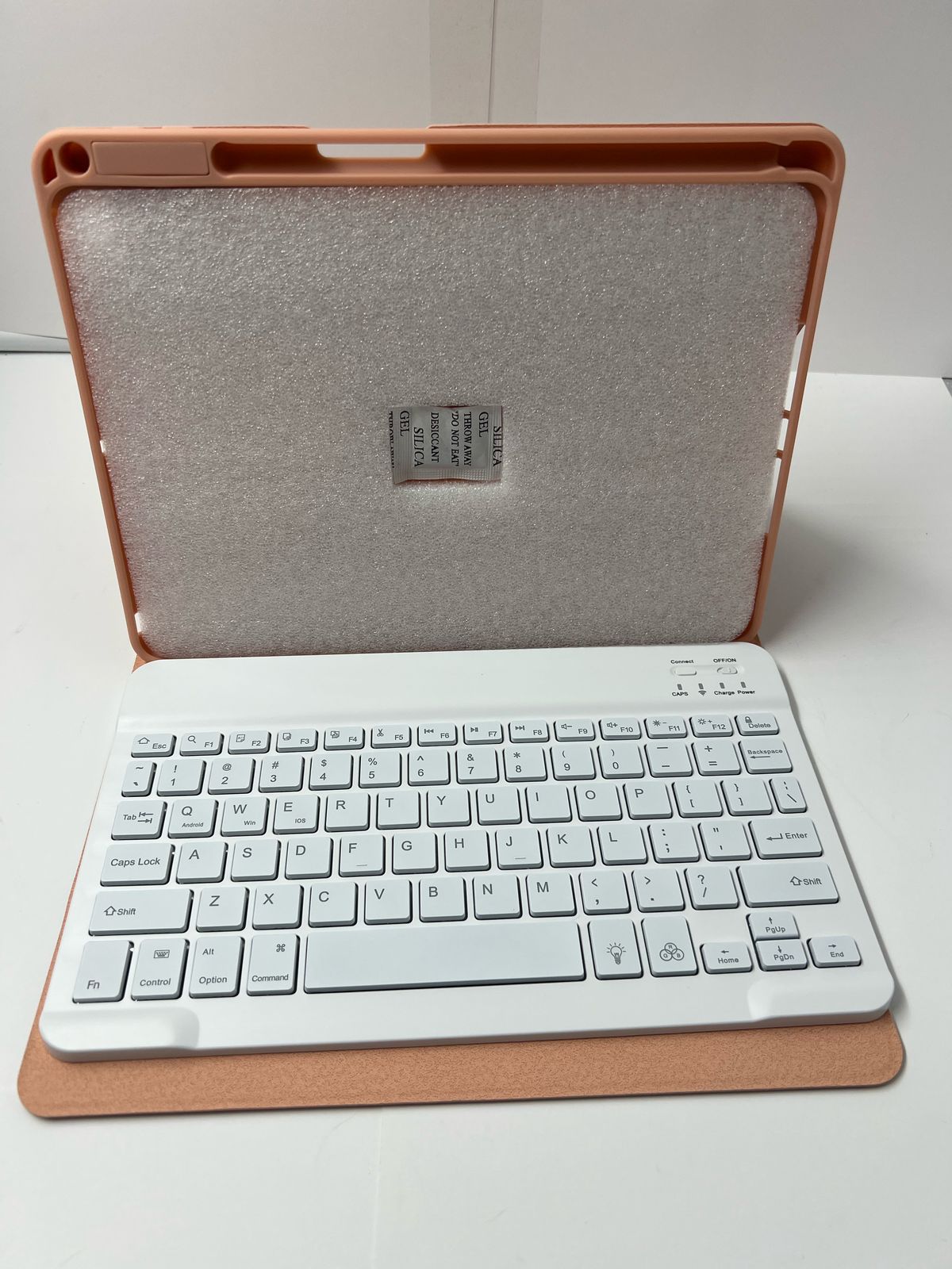 Funda de teclado para iPad de 11", teclado inalámbrico, retroiluminado.