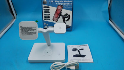 Base de Carga rápida 3 en 1 para Apple iPhone